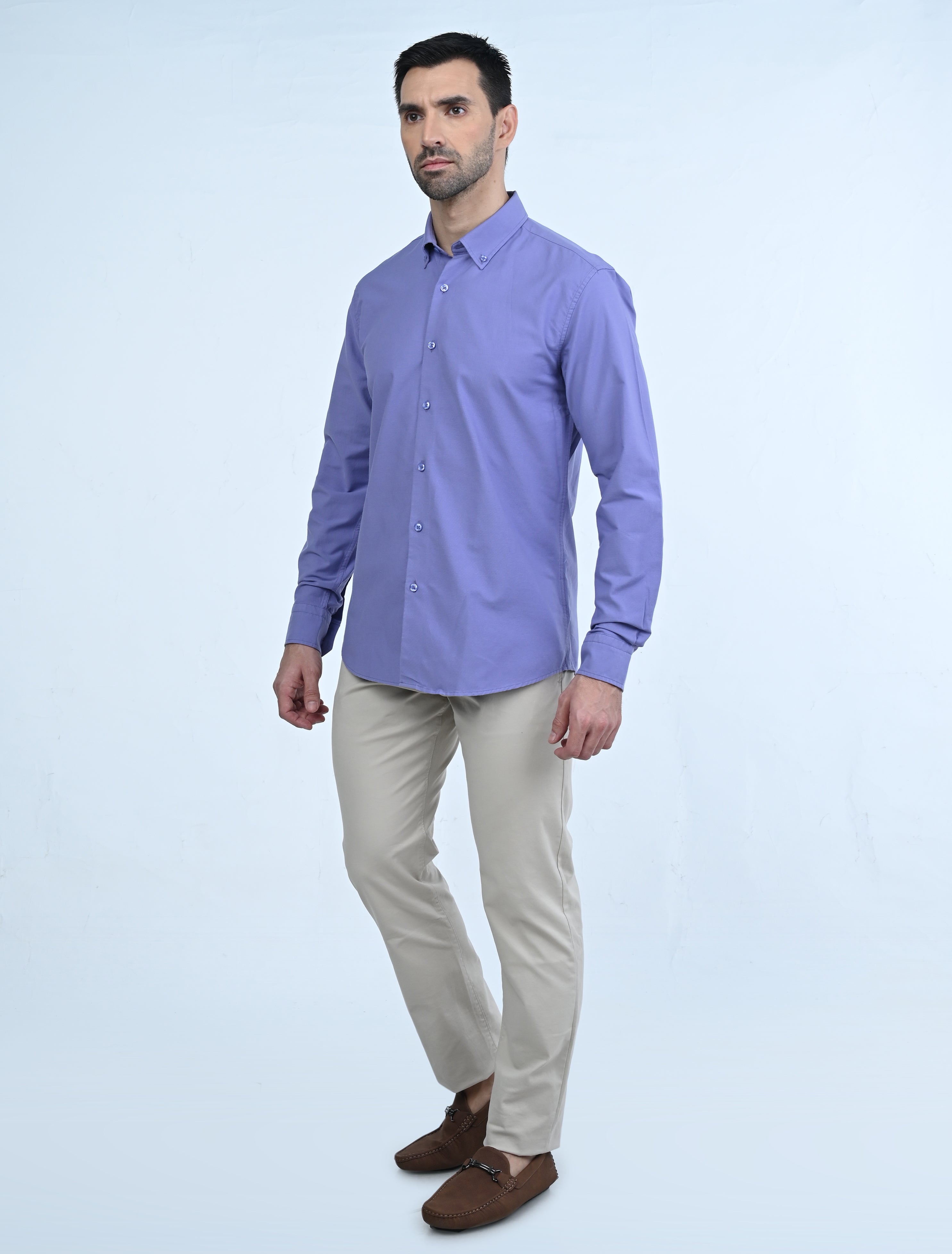 Berkeley Signature Oxford Shirt (Purple)