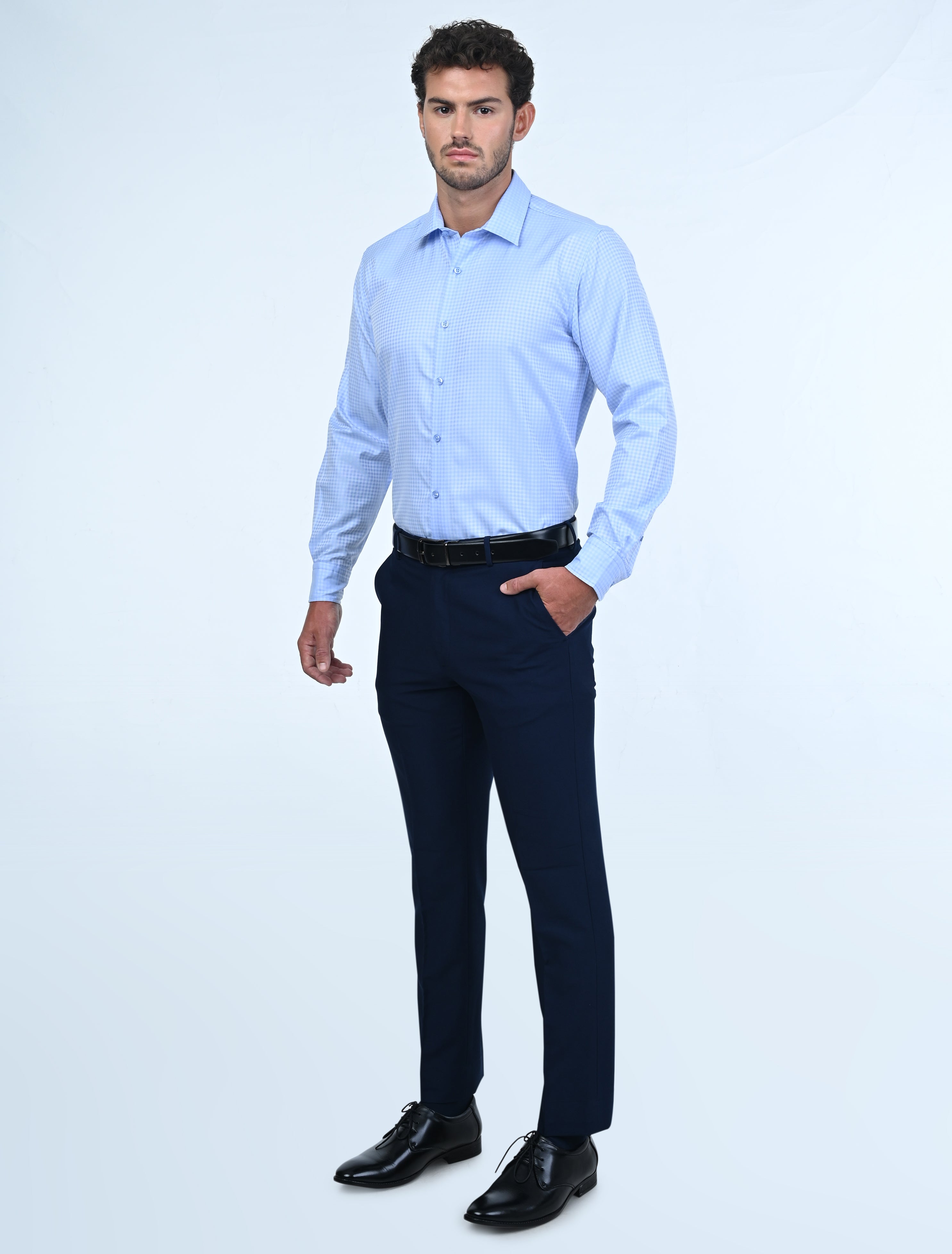 Belgrave Check Shirt (Blue)