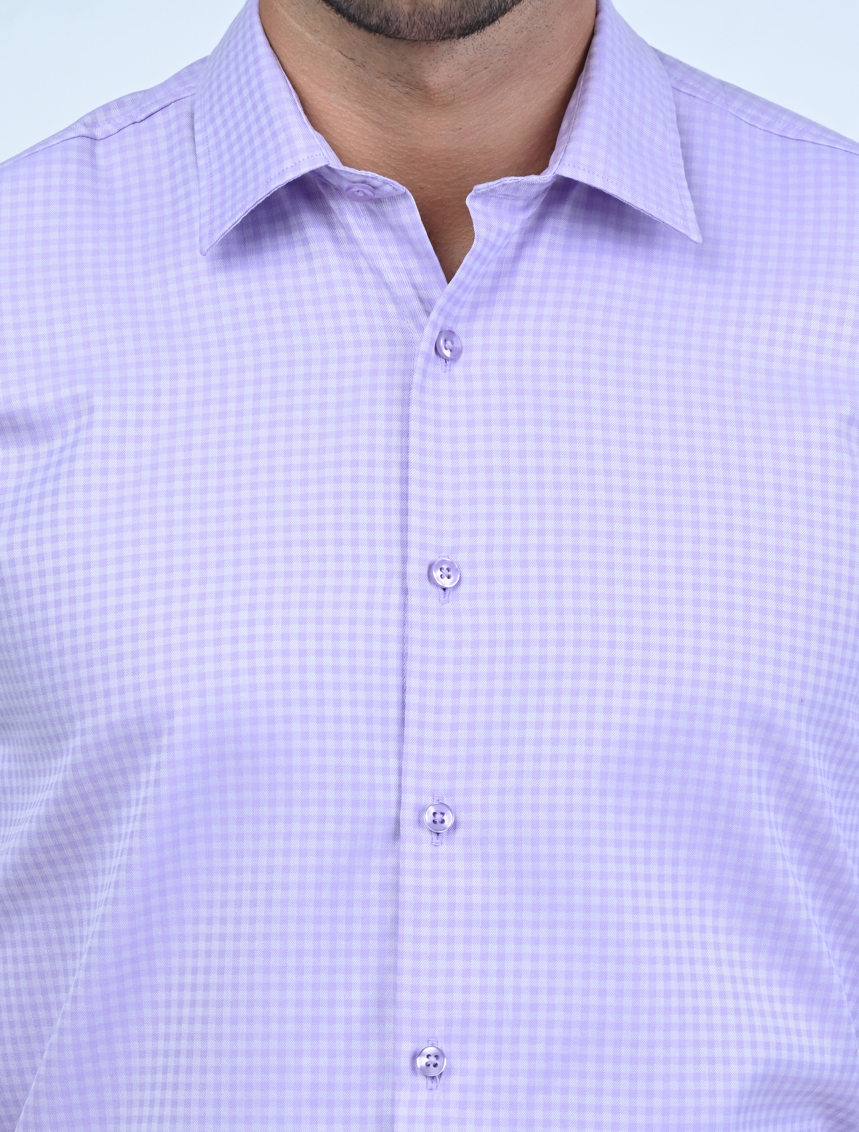 Belgrave Check Shirt (Purple)
