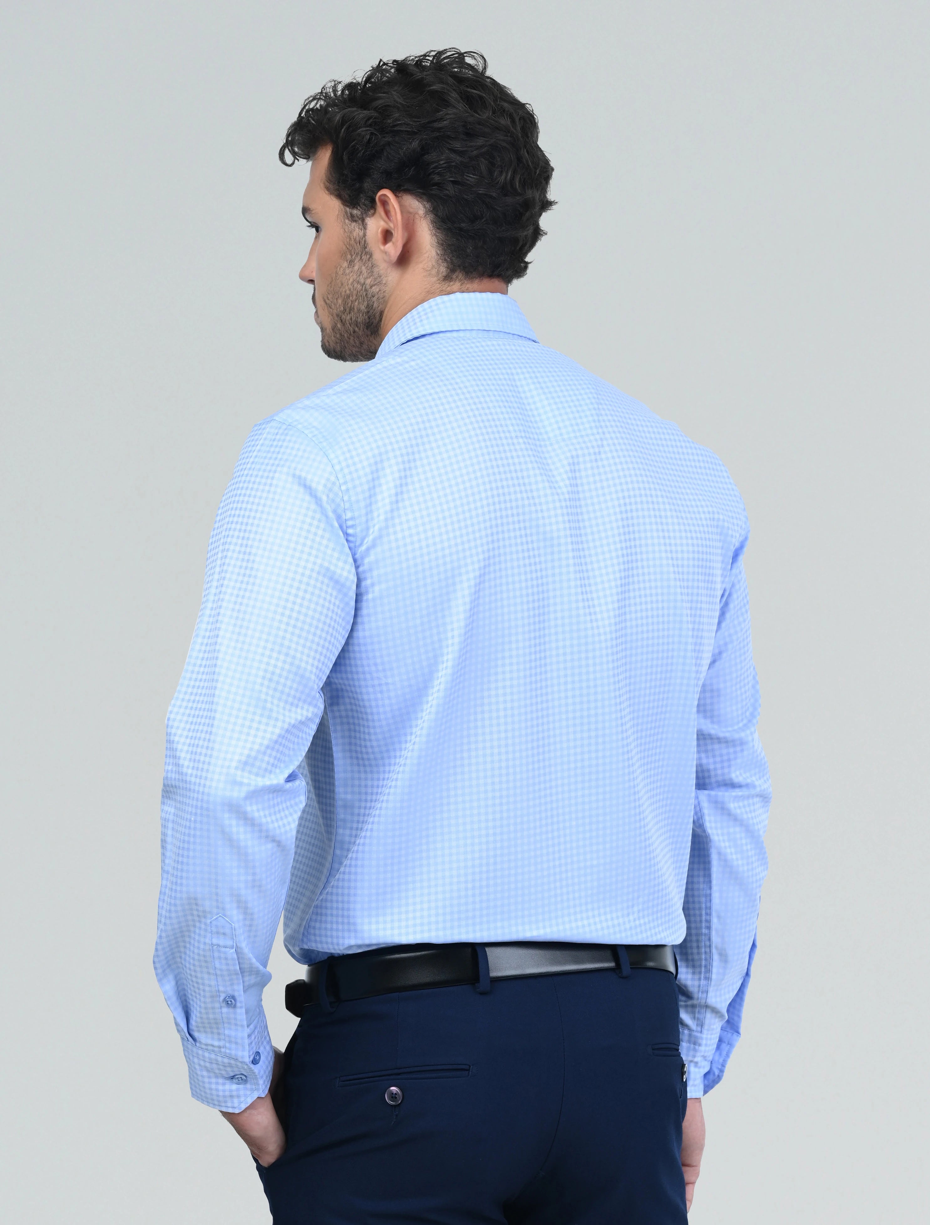 Belgrave Check Shirt (Blue)