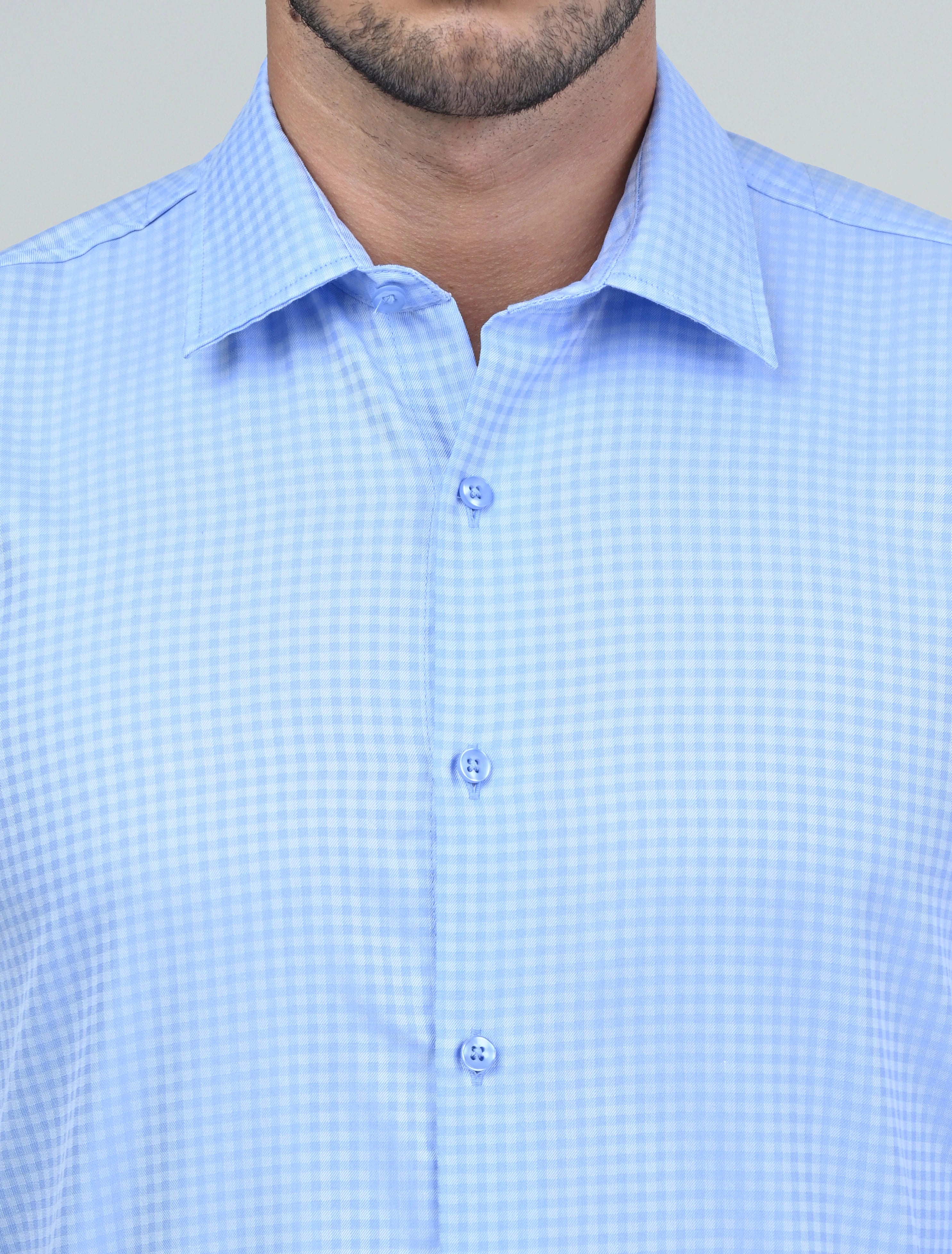 Belgrave Check Shirt (Blue)