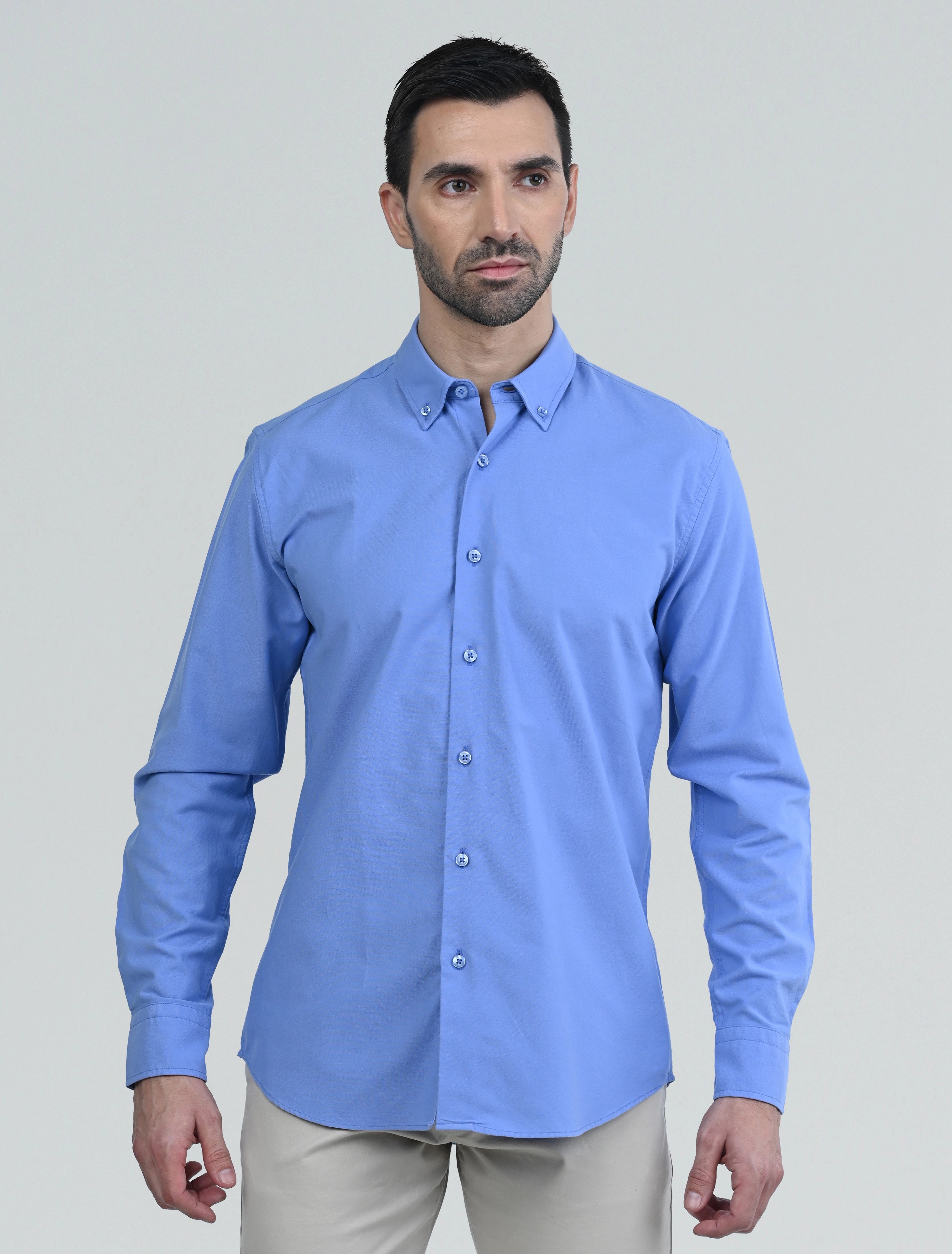 Berkeley Signature Oxford Shirt (Blue)