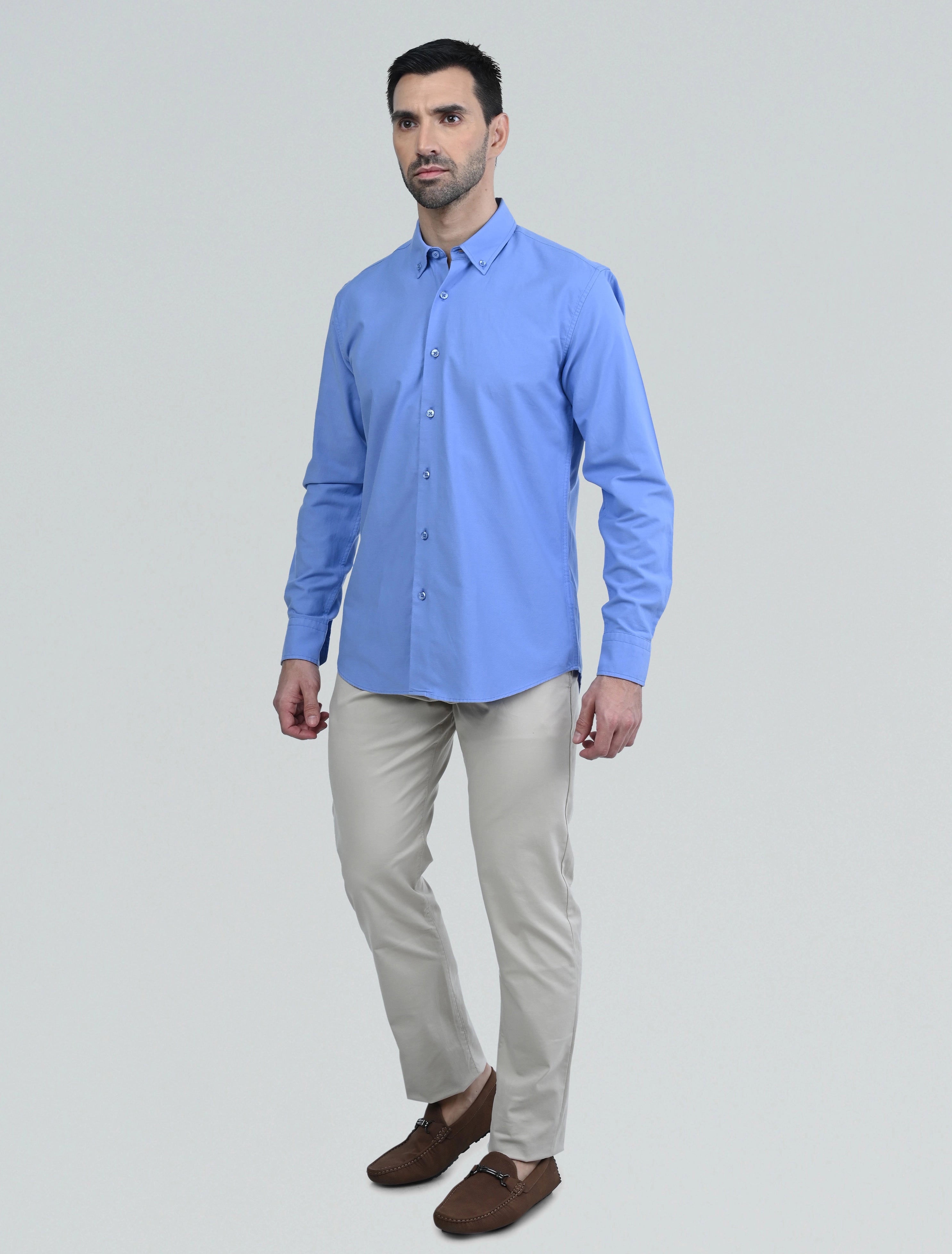 Berkeley Signature Oxford Shirt (Blue)