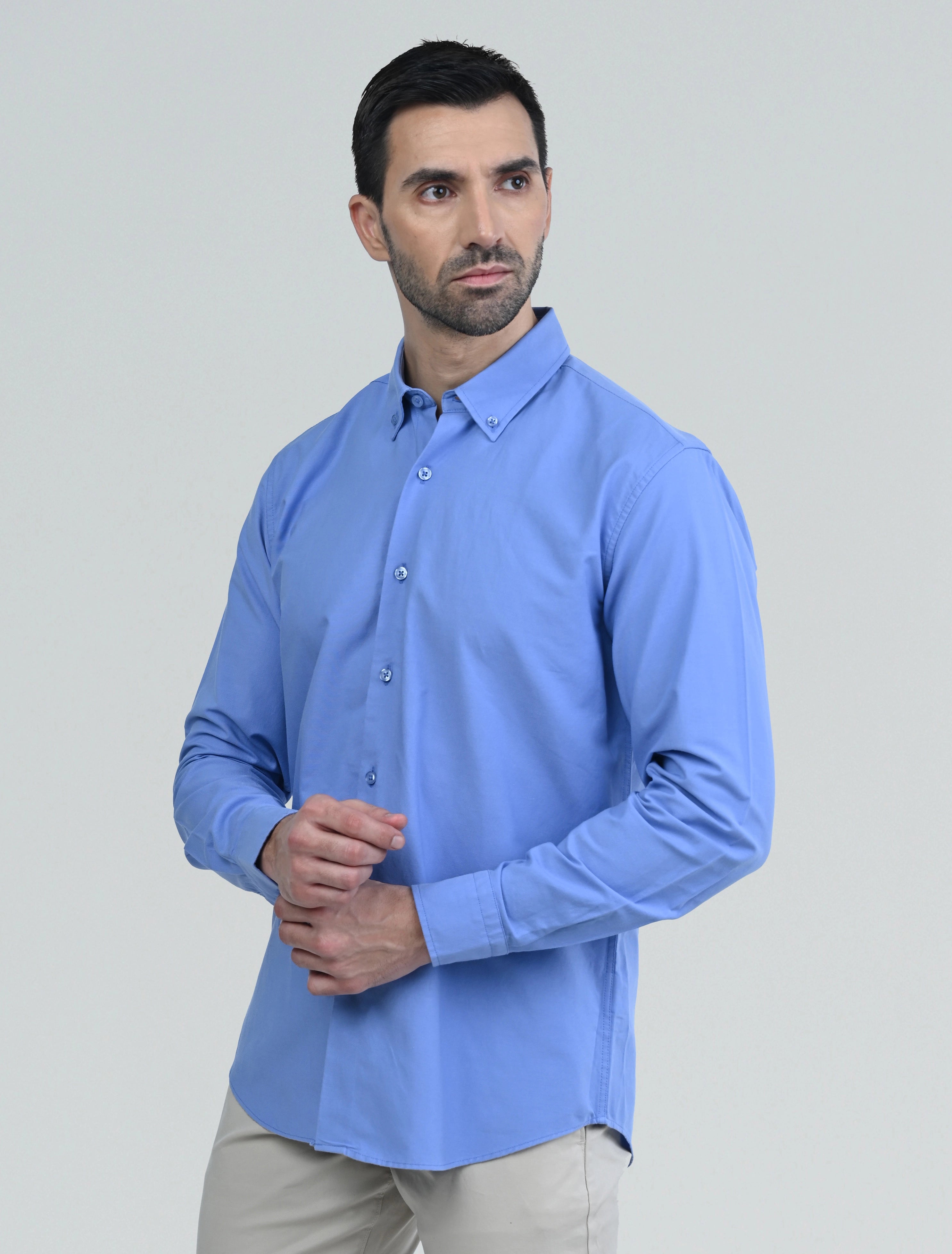 Berkeley Signature Oxford Shirt (Blue)