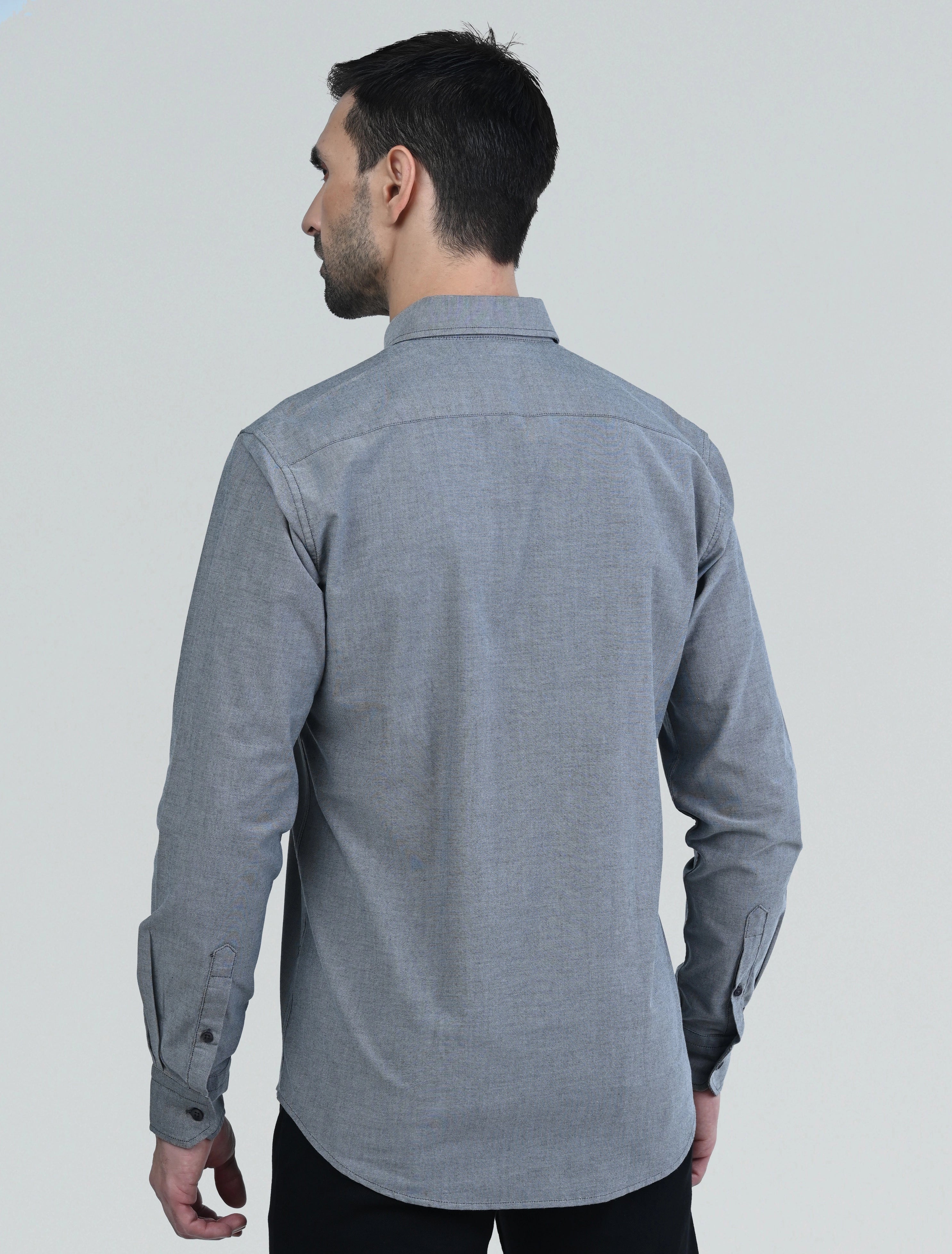Berkeley Signature Oxford Shirt (Grey)