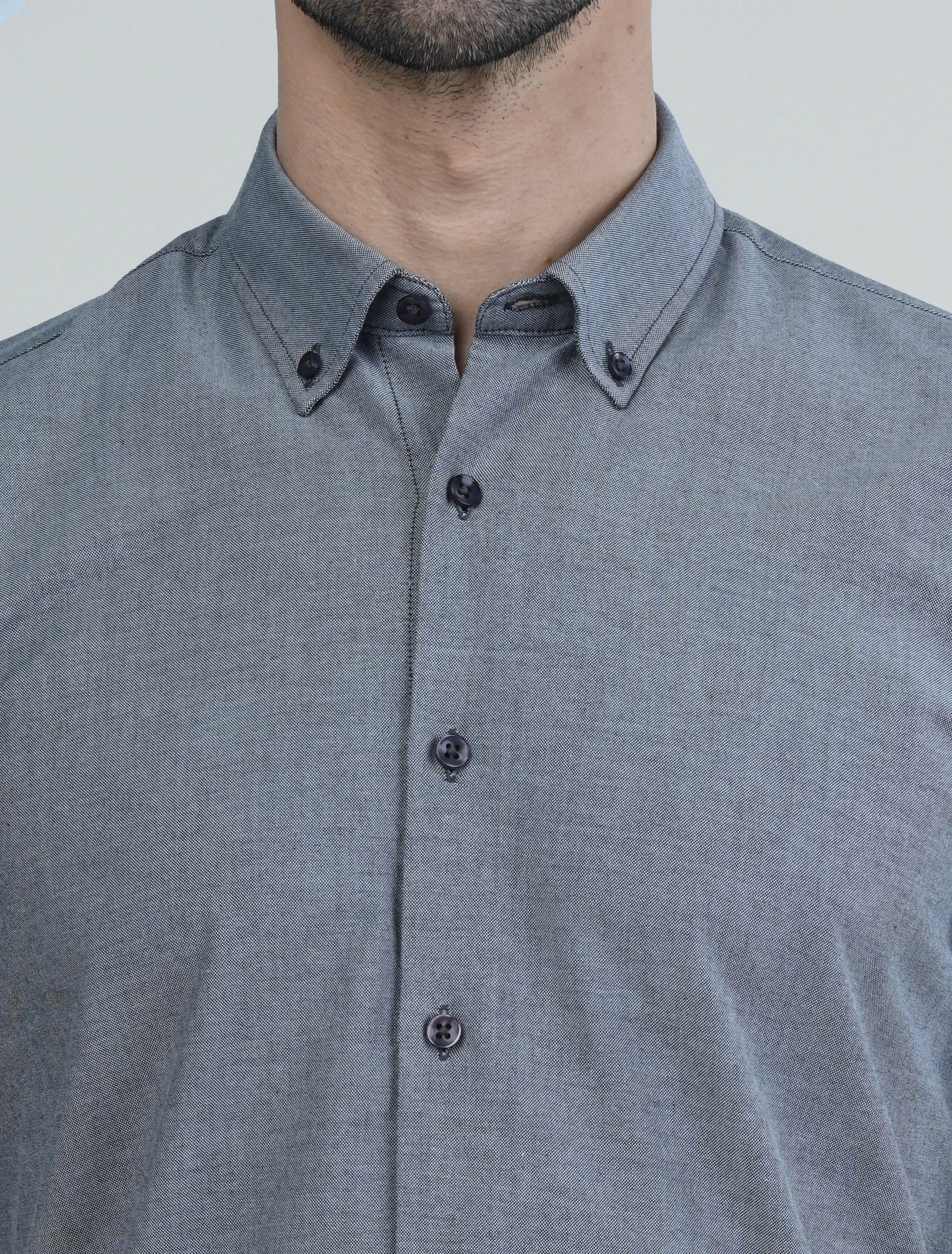 Berkeley Signature Oxford Shirt (Graphite)