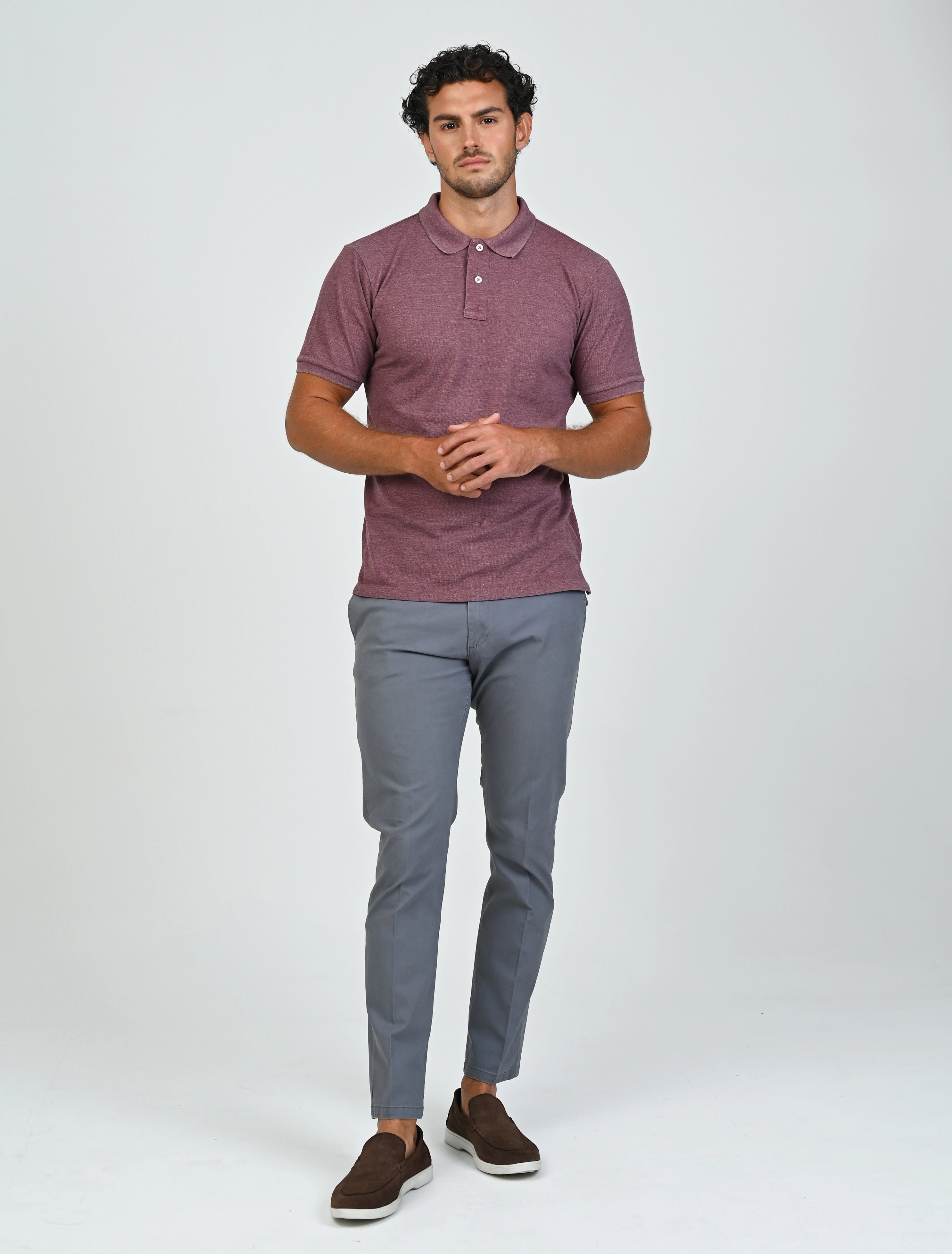 Atelier Élite Polo (Wine Red)