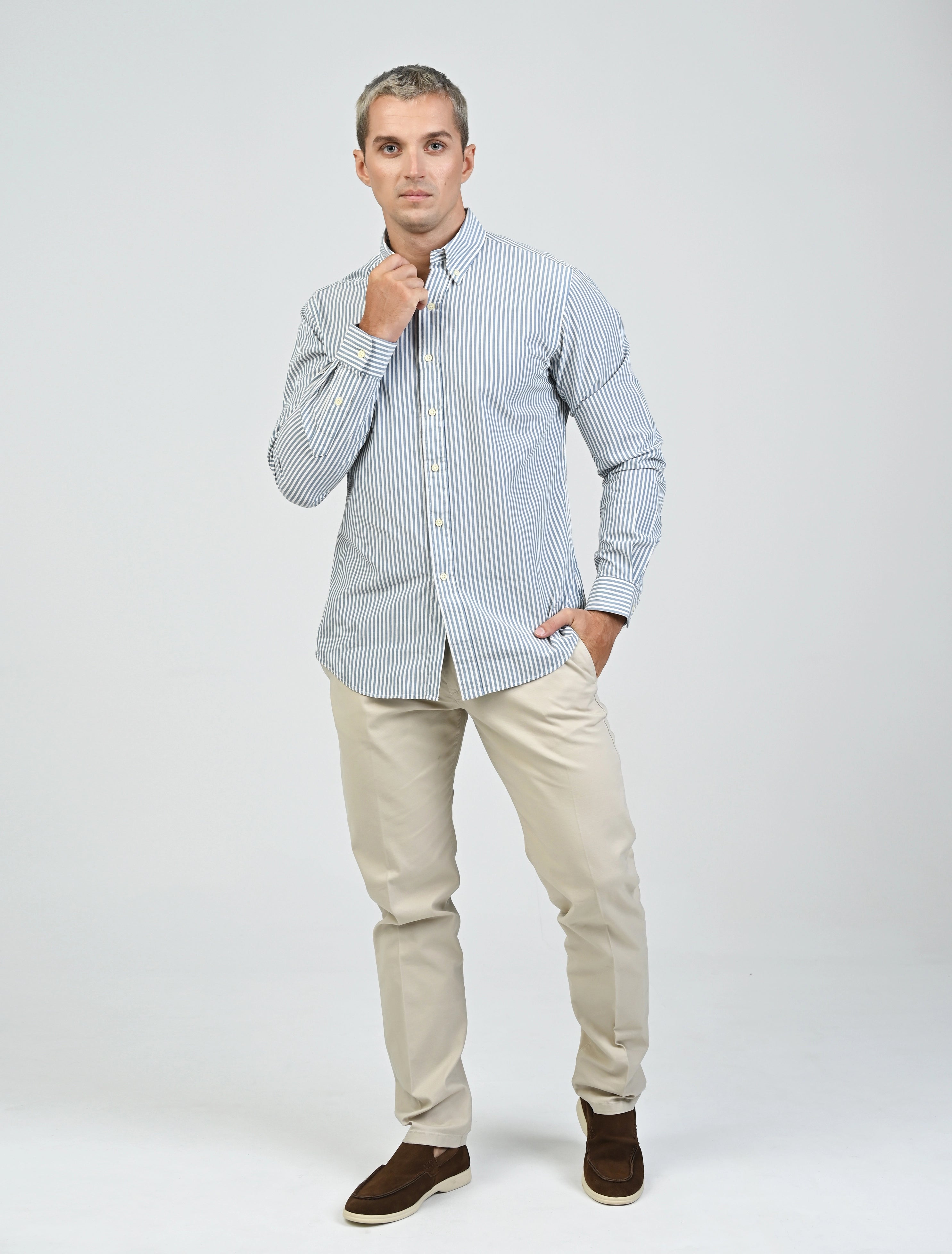 Harrington Stripe Shirt