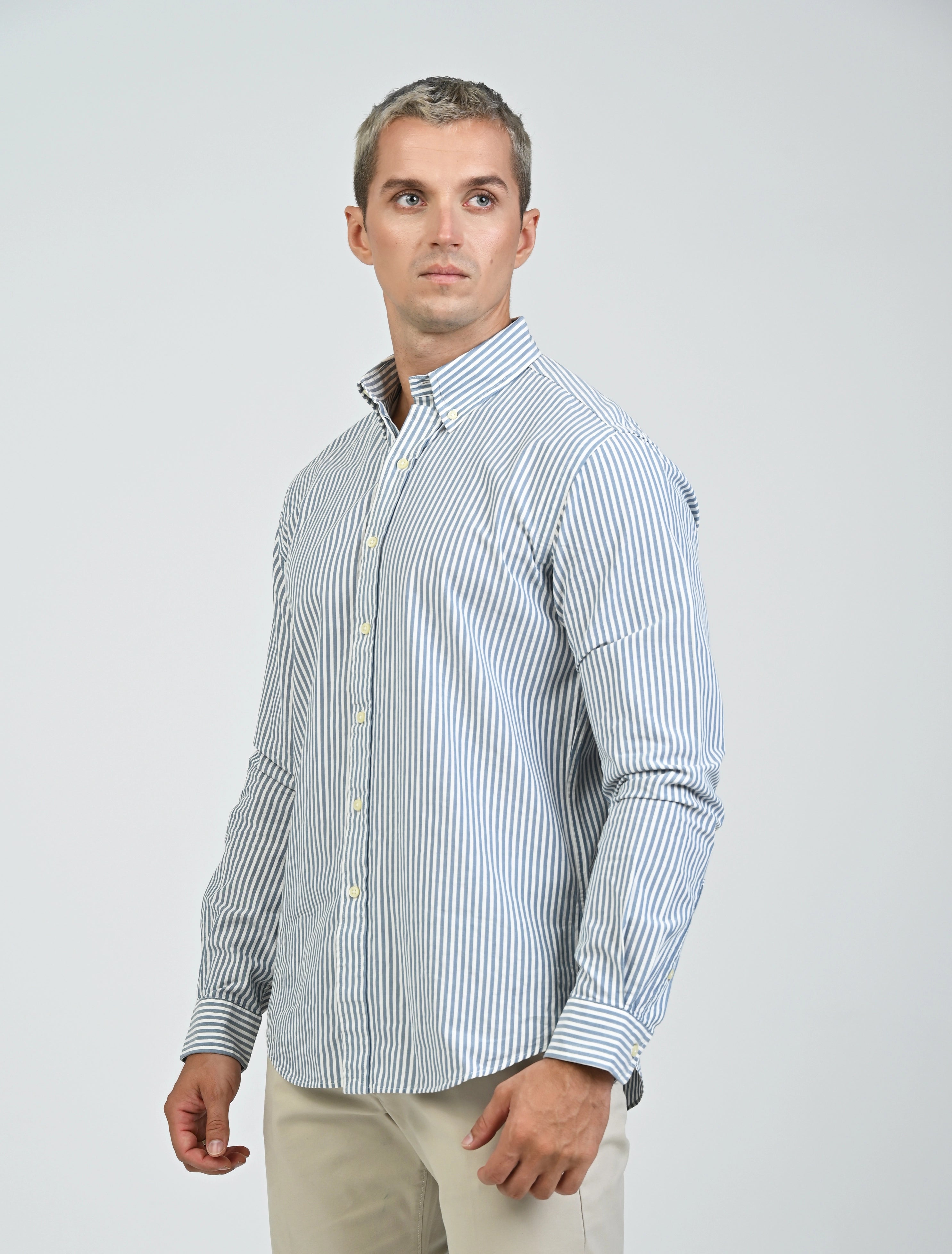 Harrington Stripe Shirt